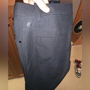 Black Lululemon mens ABC anti ball crushing pants classic fit size 30.Never worn